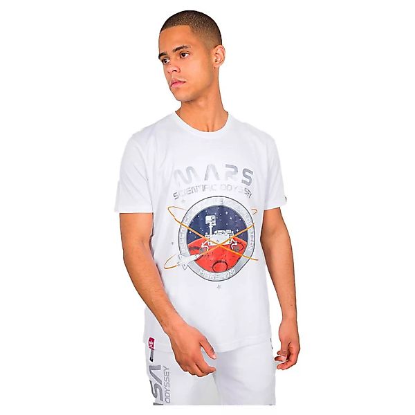 Alpha Industries Missiono Mars Kurzärmeliges T-shirt 2XL White günstig online kaufen