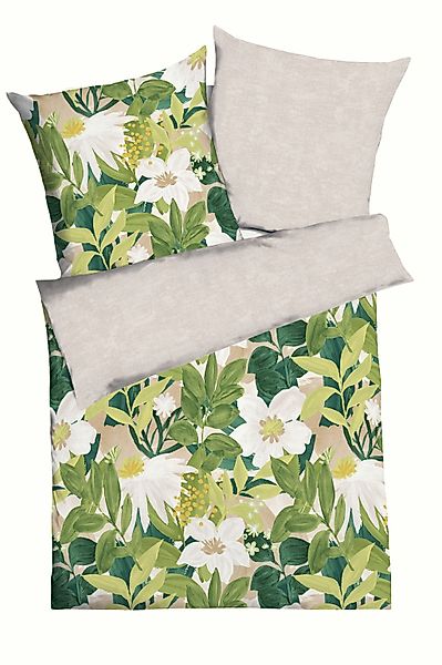 Kaeppel Wendebettwäsche "Botanik" 2 Stk. tlg. Mit Blumen günstig online kaufen