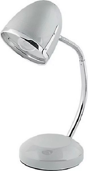 Schreibtischlampe Silber Metall E27 Pocatello günstig online kaufen