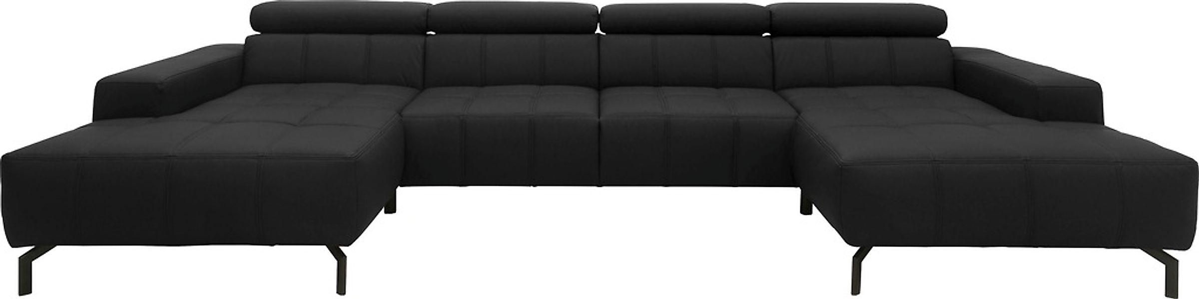 DOMO collection Wohnlandschaft "Cunelli tolle Sitznähte als Designelement, günstig online kaufen