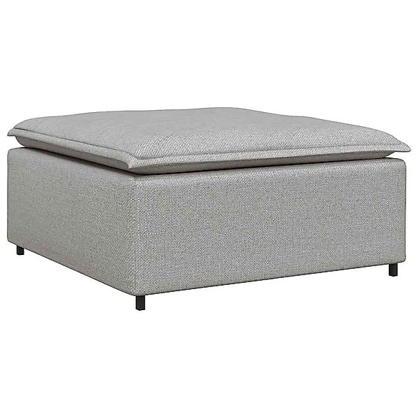 vidaXL Sofaelement Modulares Sofa-Fußhocker-Modul Wolkengrau 100 günstig online kaufen