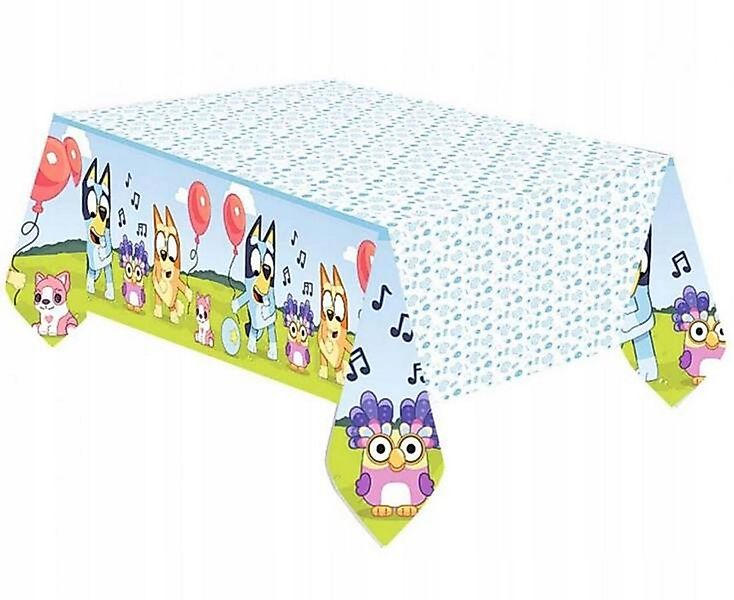 Amscan Tischdecke Einweg-Papiertischdecke Bluey 120x180 cm, ideal für Kinde günstig online kaufen
