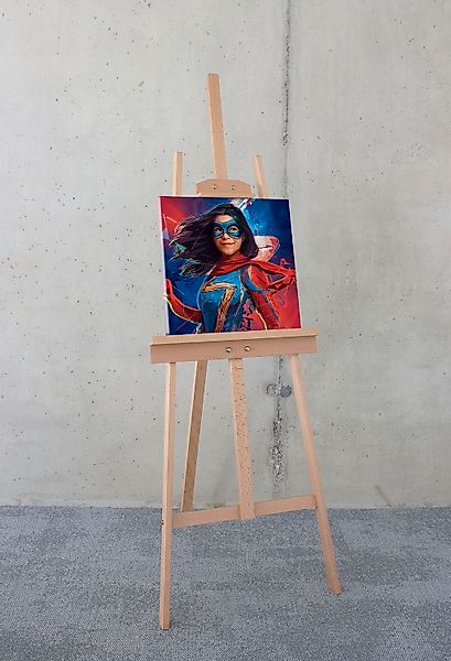 Komar Leinwandbild "Miss Marvel - Größe 40 x 40 cm", Disney, (1 St., 40 x 4 günstig online kaufen