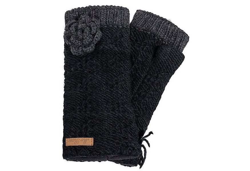 McRon Armstulpen Pulswärmer Modell Lana gefüttert mit Fleece, hoher Schurwo günstig online kaufen