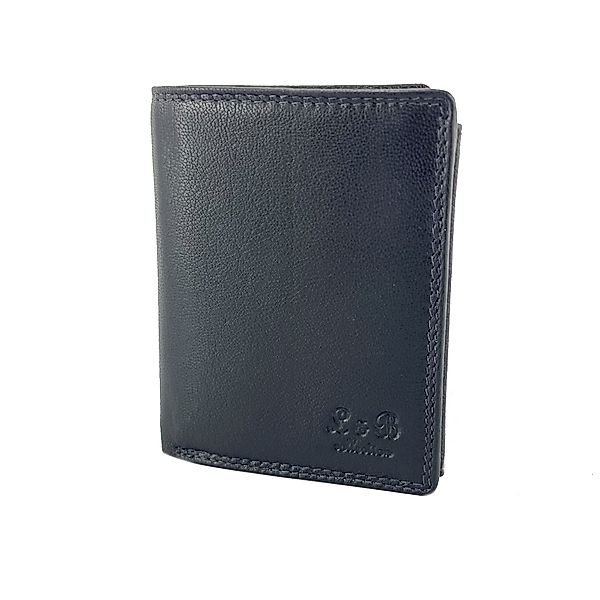 L&B Mini Geldbörse Rindsleder Portemonnaie, RFID-Schutz günstig online kaufen