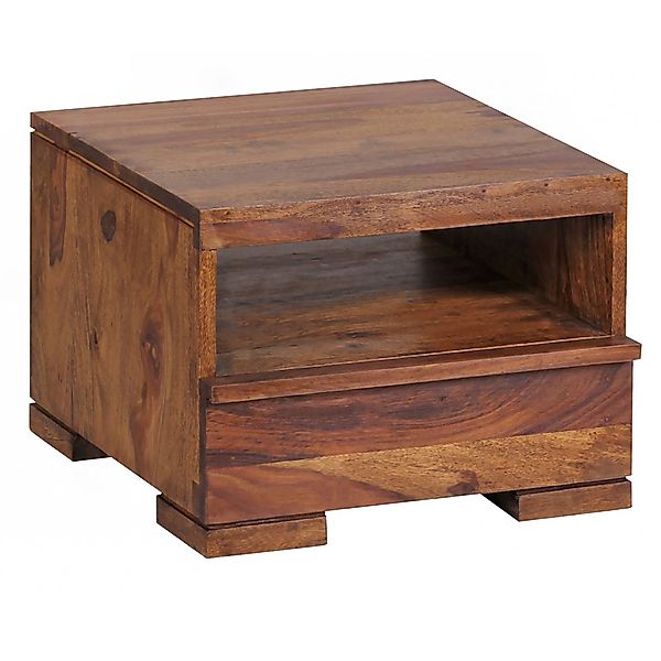 FINEBUY Nachtschrank SuVa2470_1 (Nachtkommode Quadratisch, Nachtkästchen günstig online kaufen