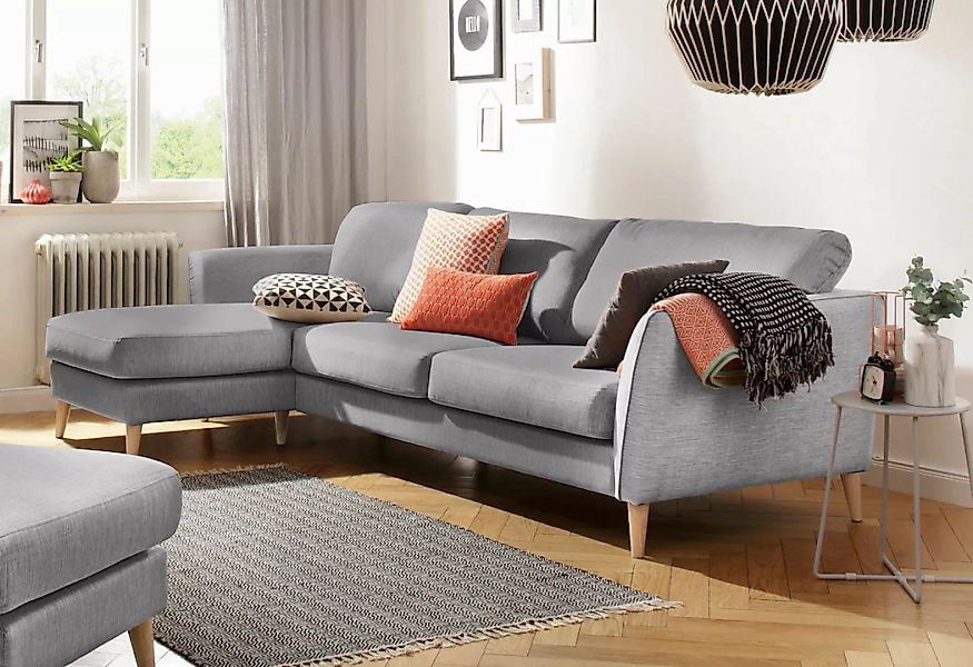 Home affaire Ecksofa "MARSEILLE (279/152cm),L-Form, Rec. rechts/links", Mas günstig online kaufen