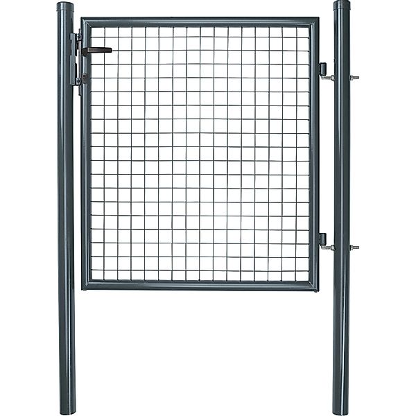 Wellengitter-Einzeltür Anthrazit 1 m x 1 m günstig online kaufen