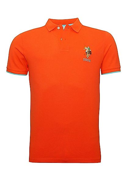 U.S. Polo Assn. Poloshirt Poloshirt Kurzarmshirt bunter Poloreiter (1-tlg., günstig online kaufen