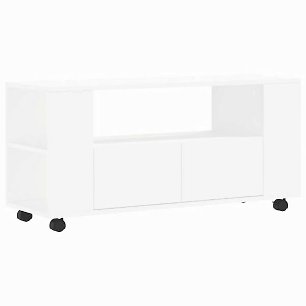 furnicato TV-Schrank Weiß 102x34,5x43 cm Holzwerkstoff (1-St) günstig online kaufen