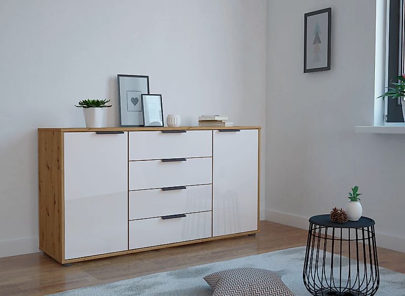 WIEMANN Kombikommode "Monaco", mit Glasfront, vormontiert günstig online kaufen