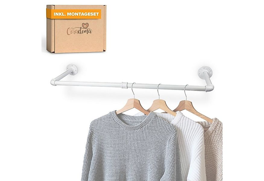 Coradoma Kleiderstange Kleiderständer für Wandmontage, Jackenständer Garder günstig online kaufen