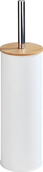 WENKO WC-Garnitur Tortona, geschlossener Toilettenbürstenhalter aus Stahl m günstig online kaufen