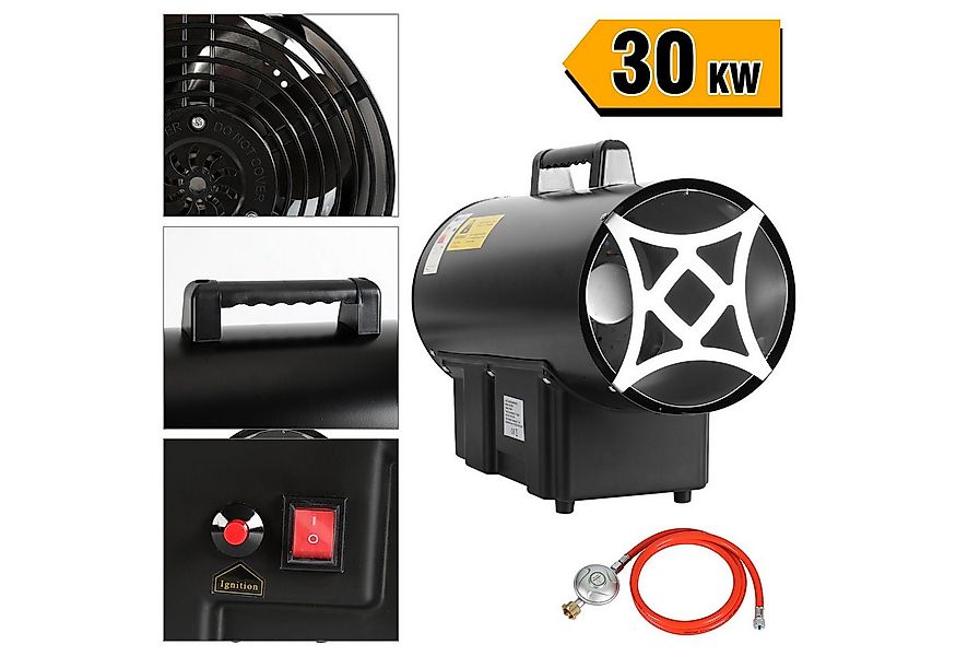 Clanmacy Heizlüfter 30KW Gasheizung für innenräume Gasheizgebläse Heizstrah günstig online kaufen