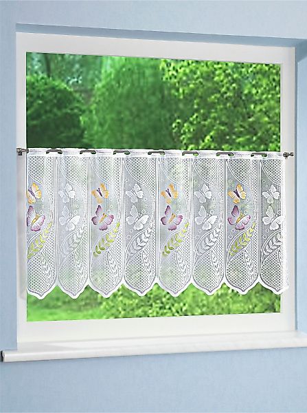 Witt Gardine Fensterbehang, Durchzuglöcher, halbtransparent, Fensterbehang günstig online kaufen