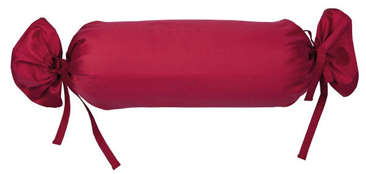 Janine Janine Mako-Satin Bettwäsche Colors 31001 bordeaux Größe:  15x40 cm günstig online kaufen