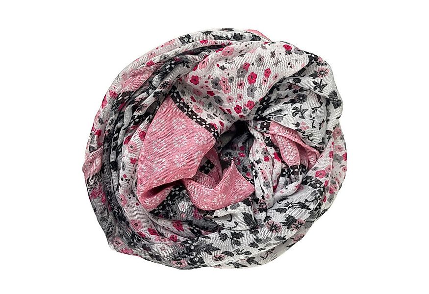 Taschen4life Loop leichter Damen Loop Schal, mit Streublümchen, vintage & m günstig online kaufen