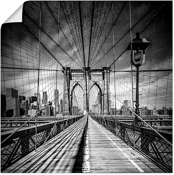 Artland Wandbild "New York City Brooklyn Bridge", Amerika, (1 St.), als Alu günstig online kaufen