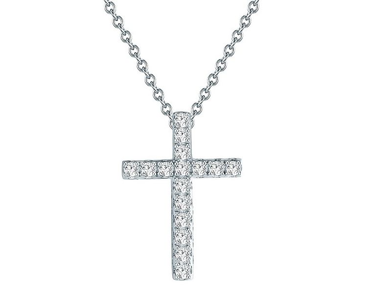 Rafaela Donata Silberkette Kreuz silber, aus Sterling Silber günstig online kaufen