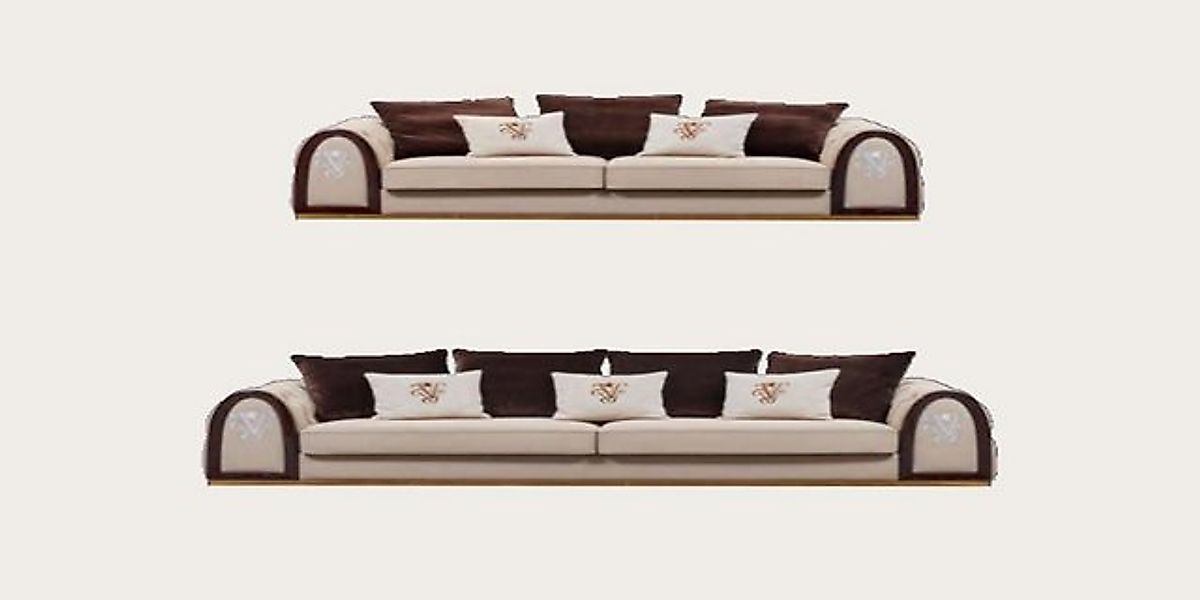 JVmoebel Sofa Komplett Set Sofagarnitur 431 Sitz Polster Couchen Edle Luxus günstig online kaufen