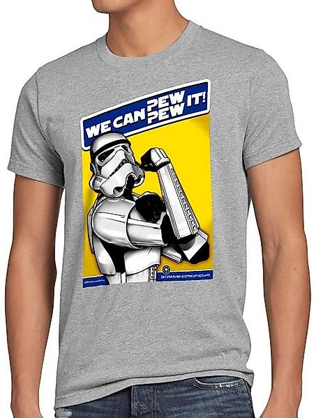 style3 T-Shirt Pew Pew It star krieg wars imperium der sterne vader günstig online kaufen