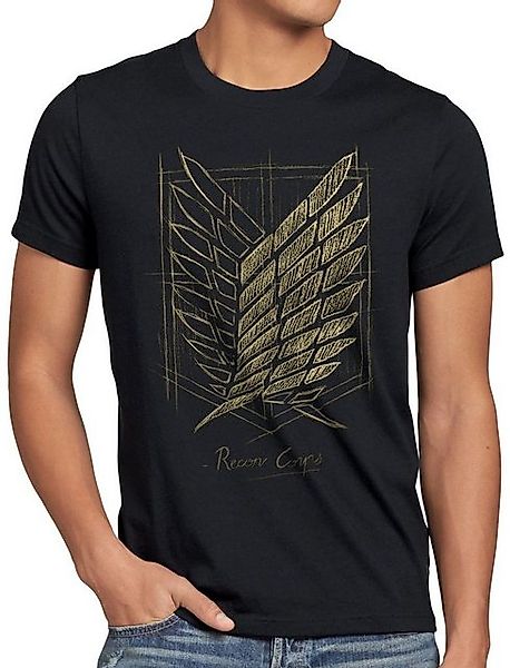 style3 T-Shirt Protect the Wall AoT on attack anime titan günstig online kaufen