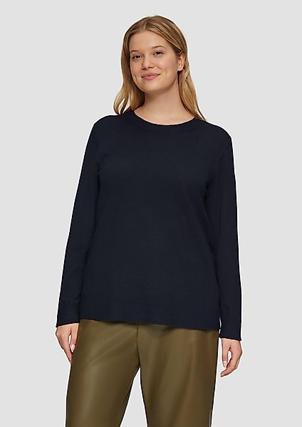 s.Oliver Strickpullover Strickpullover mit Rundhalsausschnitt günstig online kaufen