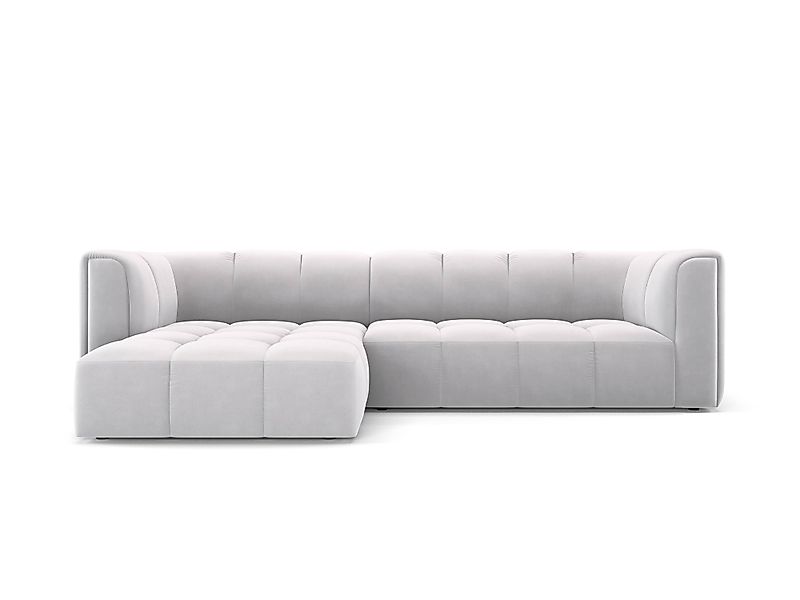 Milo Casa | Ecksofa Francesca Samt links 3-Sitzer günstig online kaufen