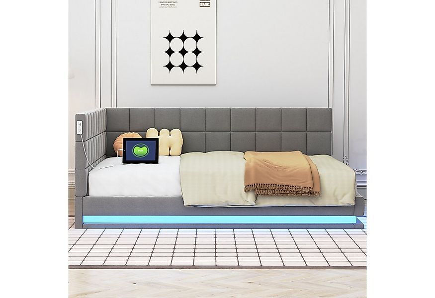 REDOM Schlafsofa Polsterbett,Funktionsbett,Jugendbett, Multifunktionales Po günstig online kaufen