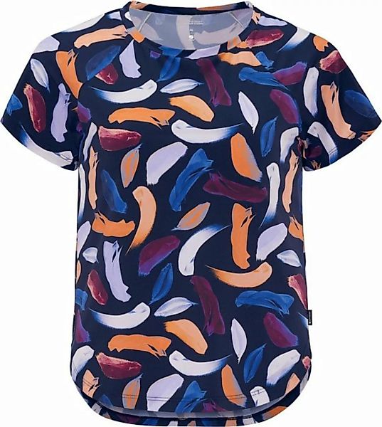 SCHNEIDER Sportswear T-Shirt FRANNYW Damen Fitness-T-Shirt dunkelblau/gemus günstig online kaufen