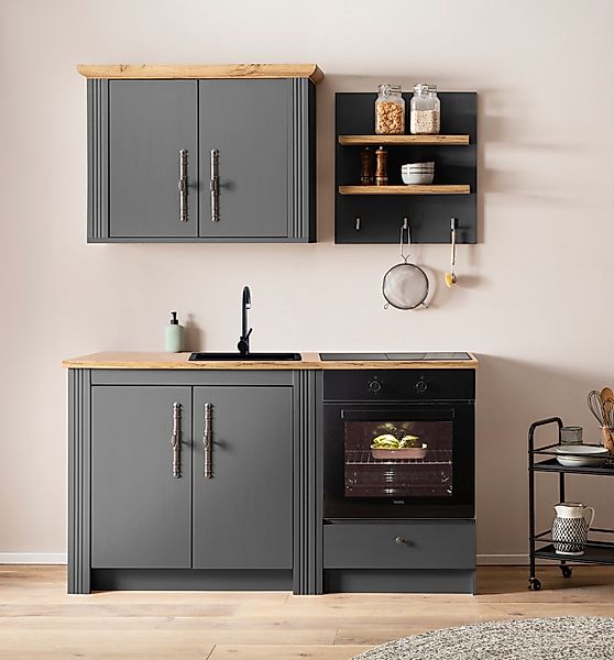 KOCHSTATION Küchenzeile KS-Westminster, Pantryküche im Landhaus günstig online kaufen