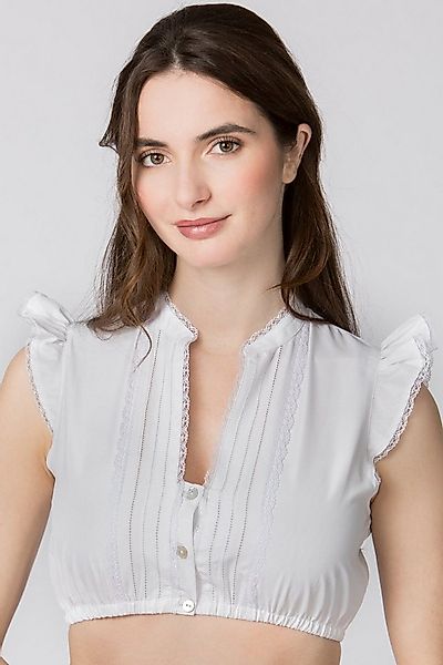 Stockerpoint Dirndlbluse Dirndlbluse - SATINE - weiß günstig online kaufen