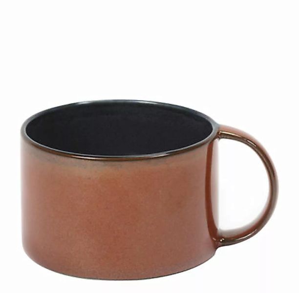 Kaffeetasse Terres de rêves keramik orange rot / Steinzeug - Serax - Orange günstig online kaufen
