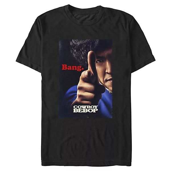 Netflix - Cowboy Bebop - Spike Spiegel Spike Bang Poster - Männer T-Shirt günstig online kaufen