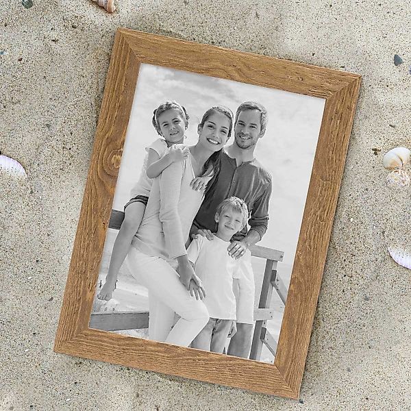 PHOTOLINI Bilderrahmen 3er Set Strandhaus Rustikal günstig online kaufen