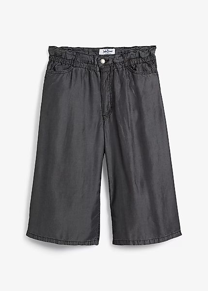 Wide Leg Jeans, High Waist, Bermuda TENCEL™ Lyocell günstig online kaufen