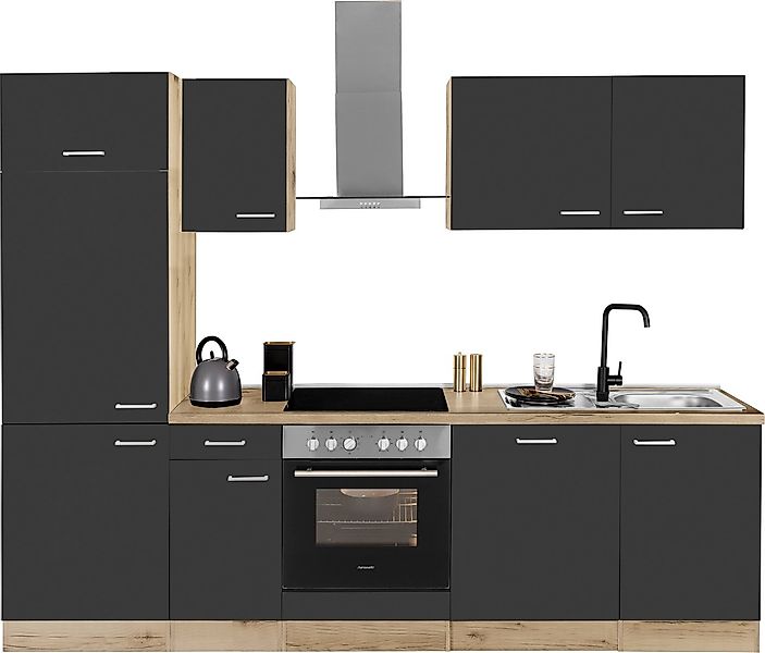 OPTIFIT Küchenzeile Iver Breite 270 cm, mit Hanseatic E-Geräten, wahlweise günstig online kaufen