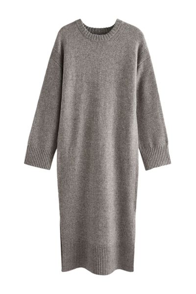 Next Strickkleid Weiches Midi-Strickkleid, Relaxed Fit günstig online kaufen