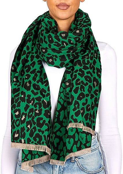 BRUBAKER Schal Cashmirillo Damen Schal mit Leoparden Muster - 70 x 200 cm, günstig online kaufen