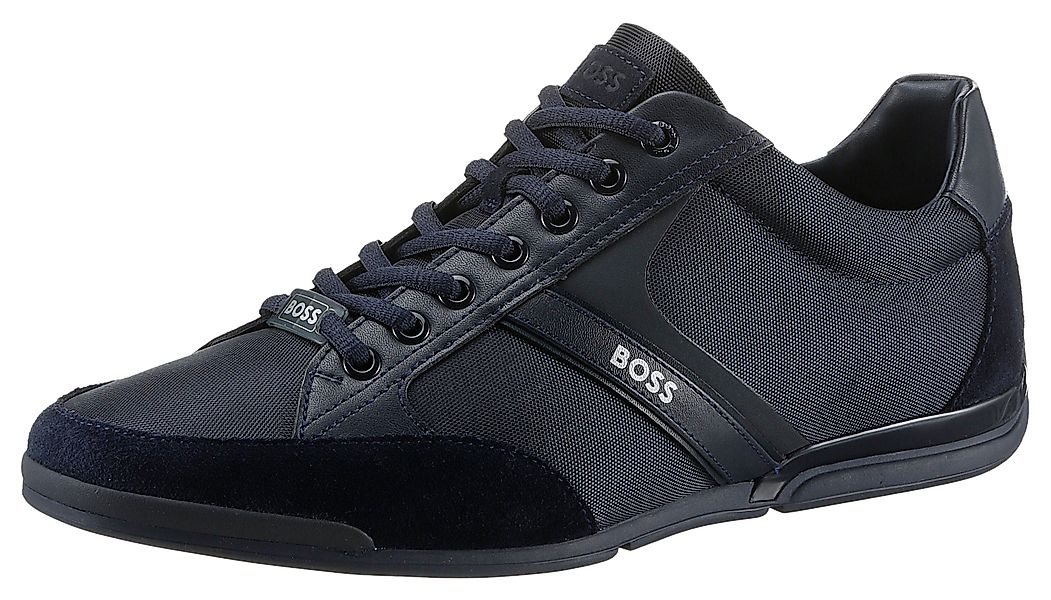 BOSS Saturn_Lowp Sneaker im Materialmix, Freizeitschuh, günstig online kaufen