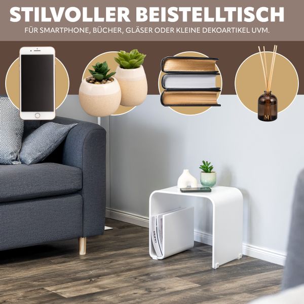eluno Beistelltisch 2in1 aus Acryl mit günstig online kaufen