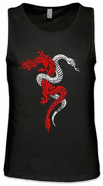 Urban Backwoods Tanktop Dragon & Snake Sign Ärmelloses T-Shirt Serpent Drac günstig online kaufen
