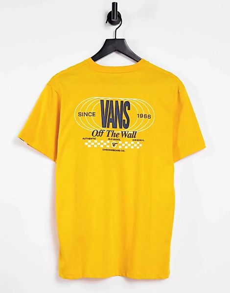 Vans – Frequency – T-Shirt in Gelb günstig online kaufen