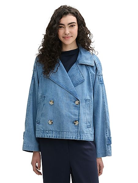 TOM TAILOR Denim Jeansjacke mit verstellbaren günstig online kaufen