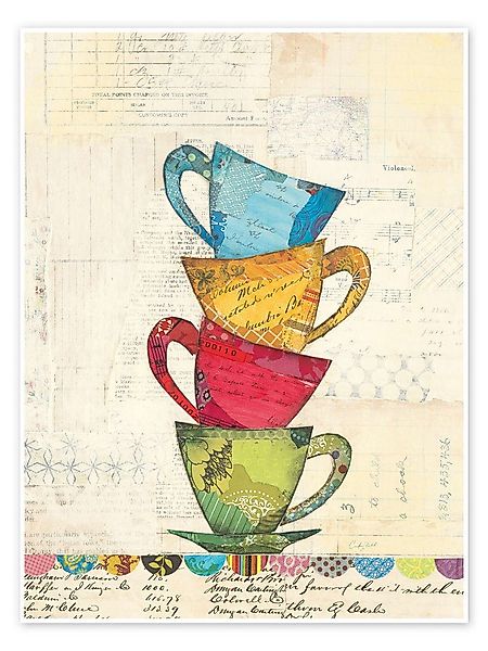 Posterlounge Wandbild Kaffeezeit, Courtney Prahl, erhältlich als Poster, Le günstig online kaufen