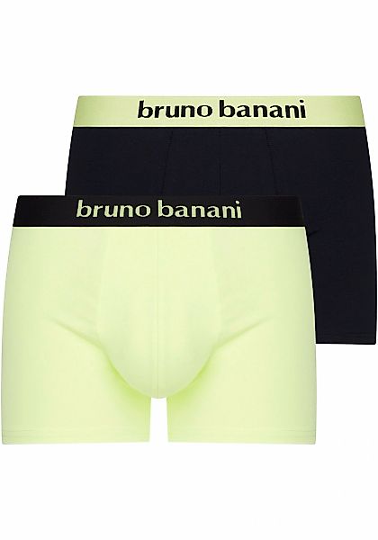 Bruno Banani Boxer "Flowing" 2er Pack, mit kontrastreichem Logobund günstig online kaufen