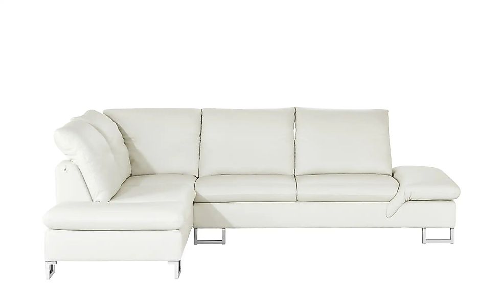 W.SCHILLIG Ledersofa   Saraa ¦ creme ¦ Maße (cm): B: 314 H: 86 T: 198.0 Pol günstig online kaufen