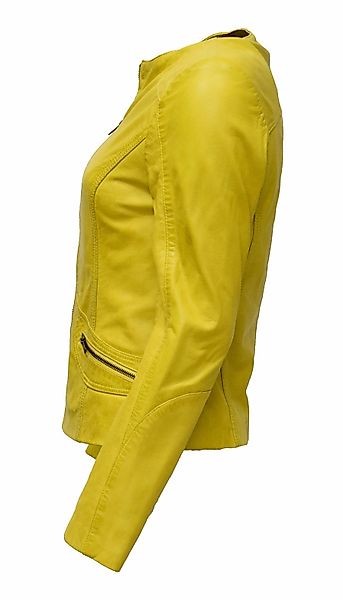 Zimmert Leather Lederjacke Bea (1-St) kragenlos, günstig online kaufen