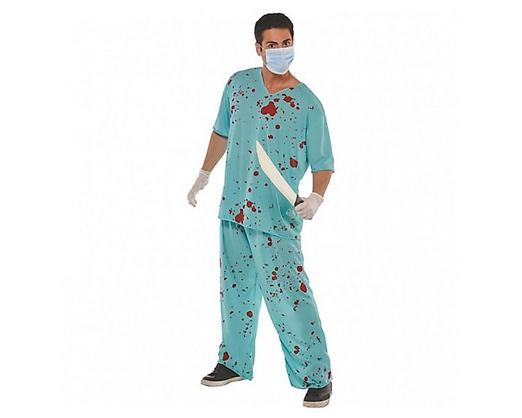 Amscan Zombie-Kostüm Kostüm OP-Arzt blutig Shirt & Hose Gr.STD günstig online kaufen