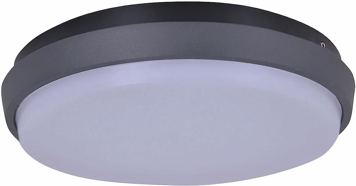 näve Außen-Wandleuchte "LED Außenwandleuchte IP54 "Mio" d:27cm" 1 Stk. Warm günstig online kaufen